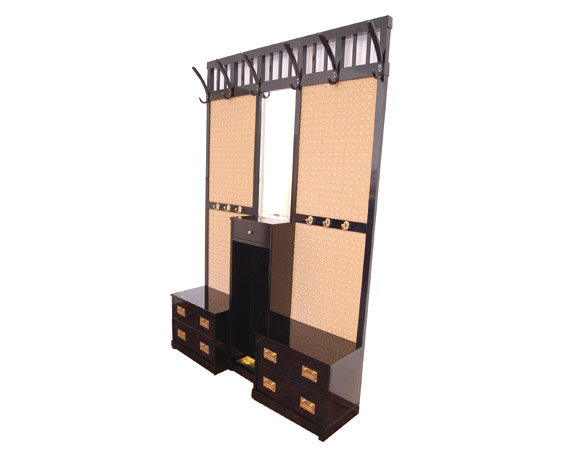 Garderobe G4 - mit einer Lade und geschlossener Schuhablage